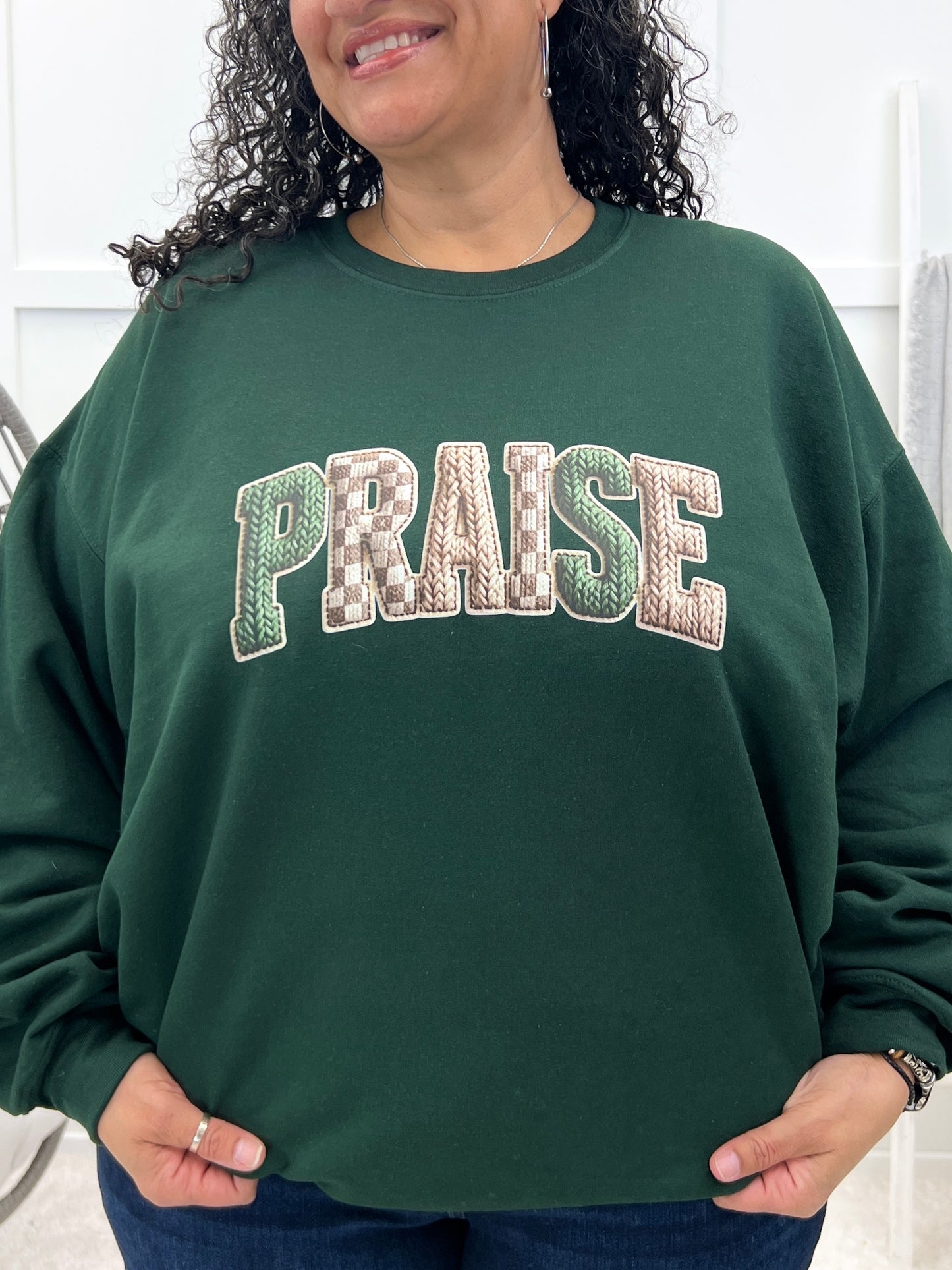 Knit PRAISE Graphic Shirt