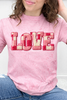 Faux Chenille LOVE Patch Graphic Collection