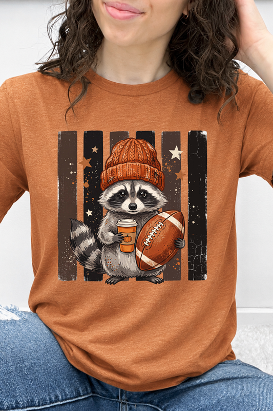 Game Day & Lattes Raccoon Graphic Collection