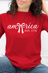 Red Tultex Tee