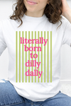 White Tultex Tee