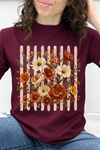 Burgundy Gildan Tee