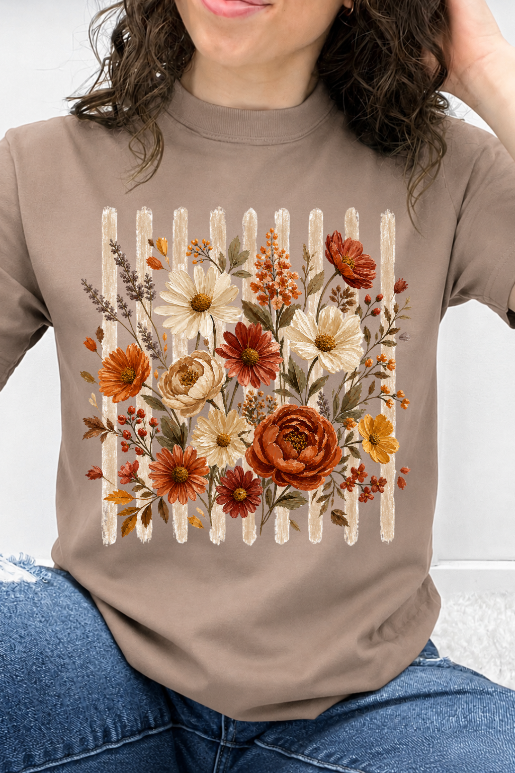 Harvest Blooms & Stripes Graphic Collection