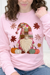 Pink Long Sleeve Gildan Tee