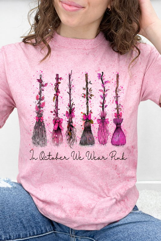 In October We Wear Pink Brooms Graphic Collection