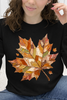 Painted Patchwork Maple Leaf Graphic Collection