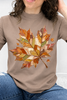 Painted Patchwork Maple Leaf Graphic Collection