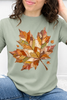 Painted Patchwork Maple Leaf Graphic Collection