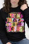 Black Long Sleeve Tultex Tee