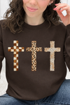 Chocolate Gildan Sweatshirt