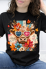 Heart Eyes Highland Cow – "Leaves Fall One by One" Graphic Collection