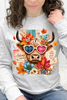Heart Eyes Highland Cow – "Leaves Fall One by One" Graphic Collection