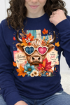 Navy Long Sleeve Tultex Tee