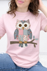 Patchwork Petals & Plaid Owl Graphic Collection