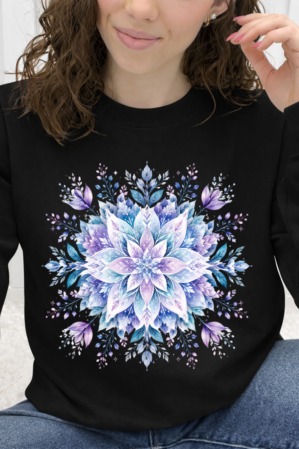 Winter Blossom Snowflake Graphic Collection