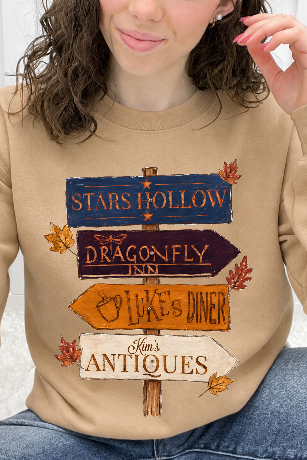 Stars Hollow Landmark Sign Graphic Collection