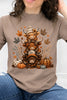 Stacked Highland Cow Fall Vibes Graphic Collection