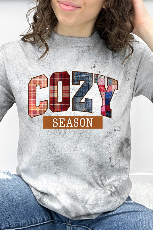 Cozy Season Plaid Patchwork Graphic Collection