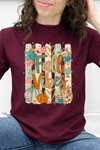 Burgundy Gildan Tee