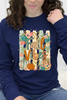 Fall Vibes Striped Florals & Hearts Graphic Collection
