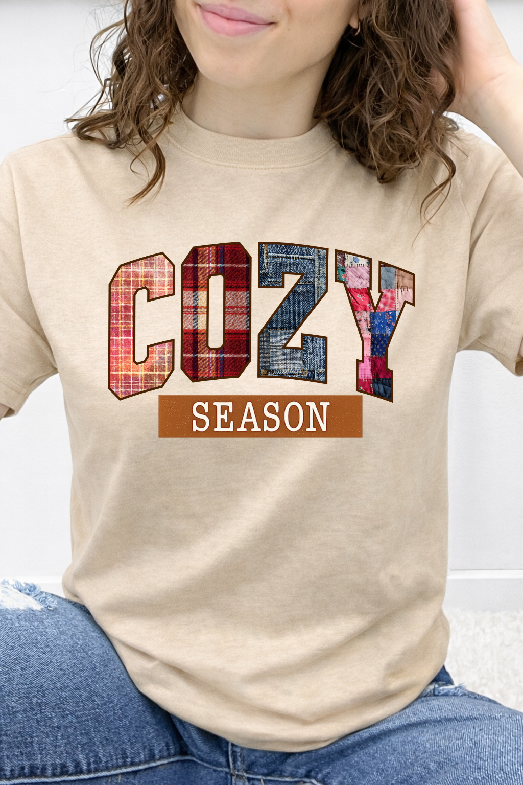 Cozy Season Plaid Patchwork Graphic Collection