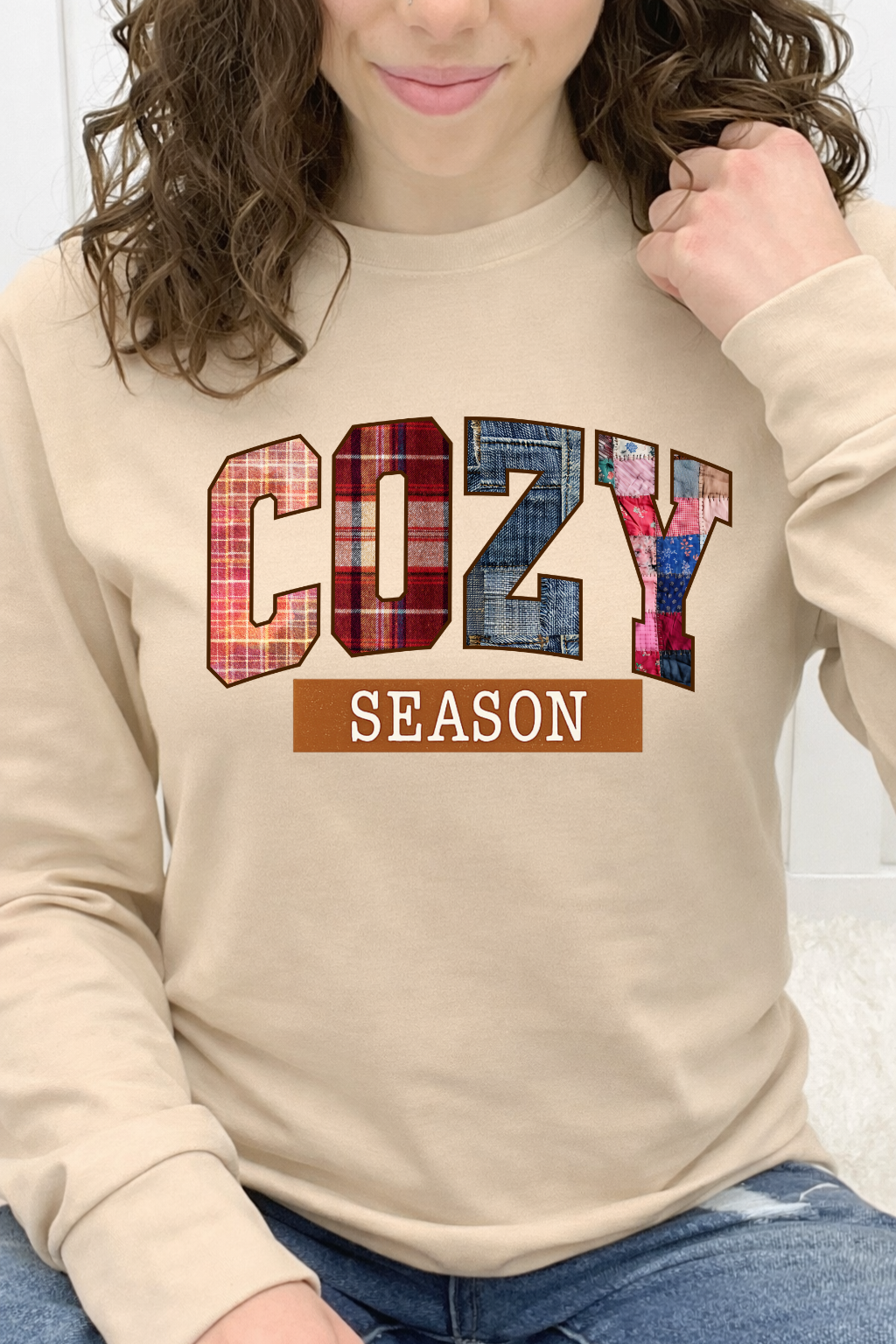 Cozy Season Plaid Patchwork Graphic Collection
