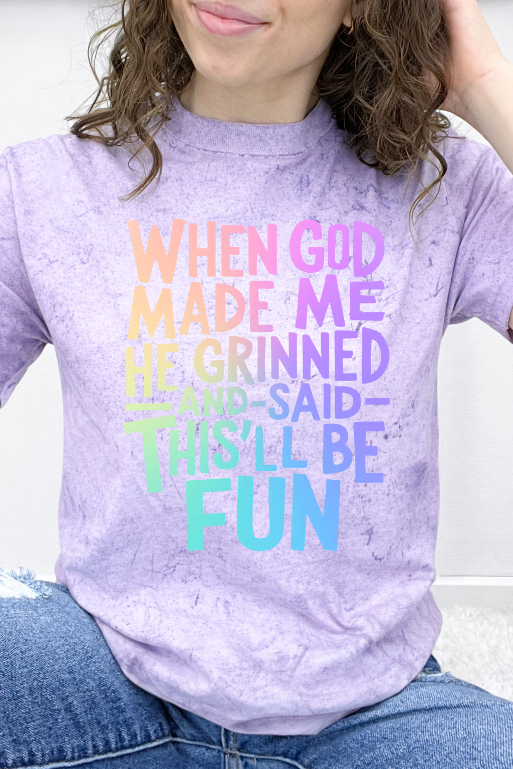 When God Made Me He Grinned Graphic Collection