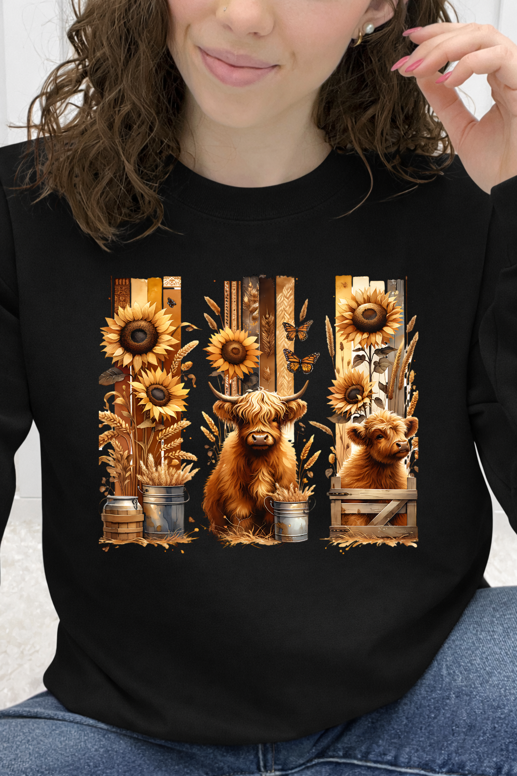 Sunflower Highland Friends Graphic Collection