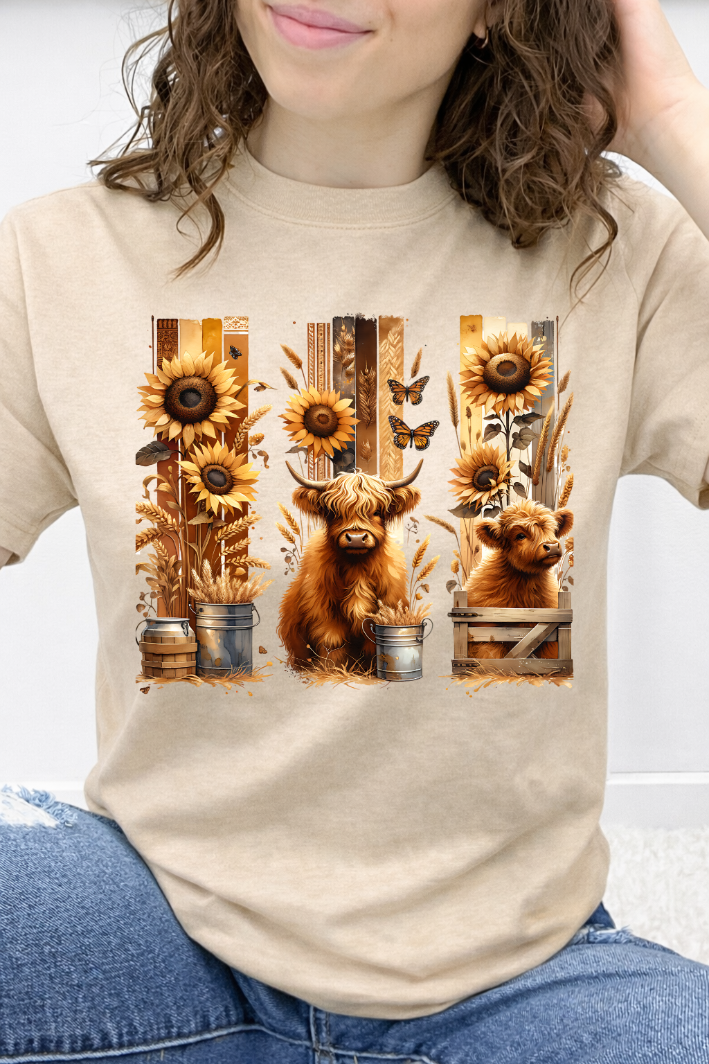 Sunflower Highland Friends Graphic Collection