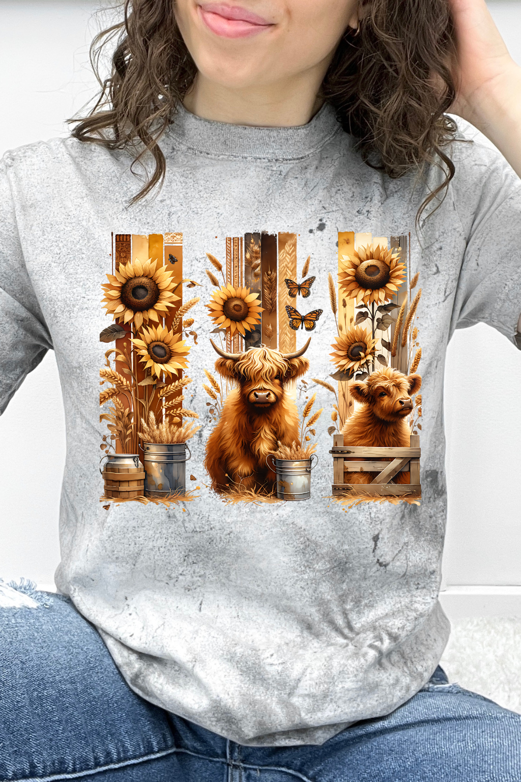 Sunflower Highland Friends Graphic Collection