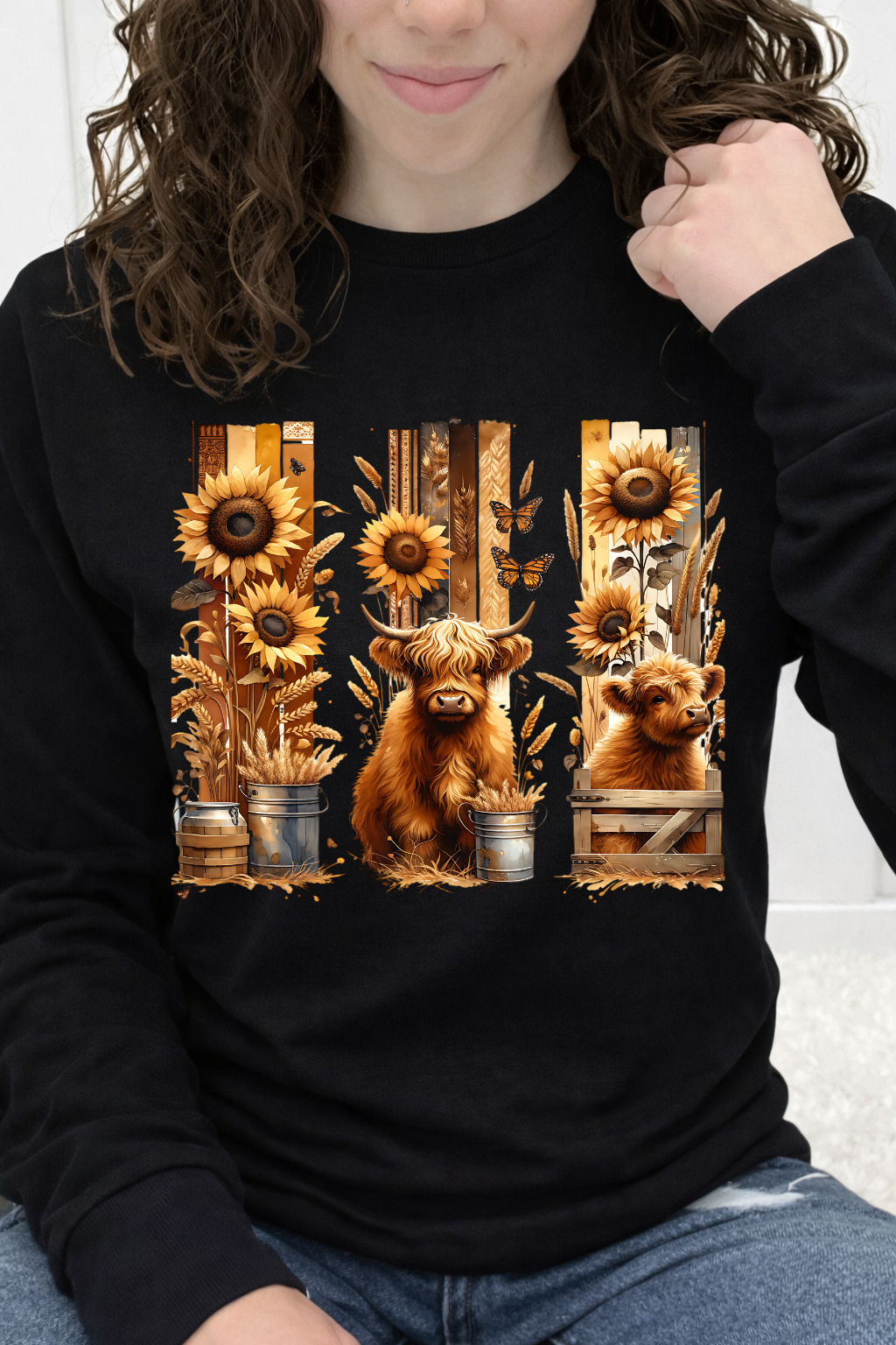 Sunflower Highland Friends Graphic Collection