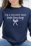 Navy Gildan Sweatshirt
