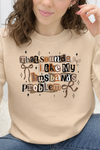 Sand Gildan Sweatshirt
