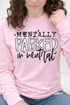 Pink Long Sleeve Gildan Tee