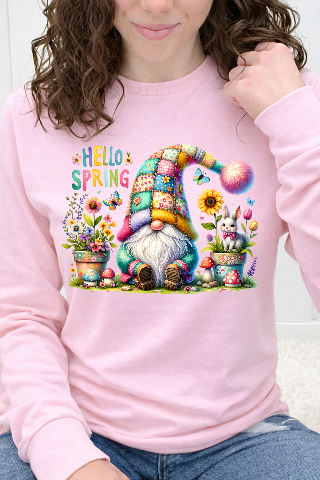 Hello Spring Gnome Graphic Collection