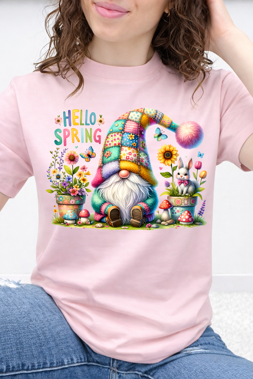 Hello Spring Gnome Graphic Collection