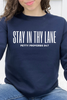 Stay In Thy Lane Petty Proverbs 24:7 Graphic Collection