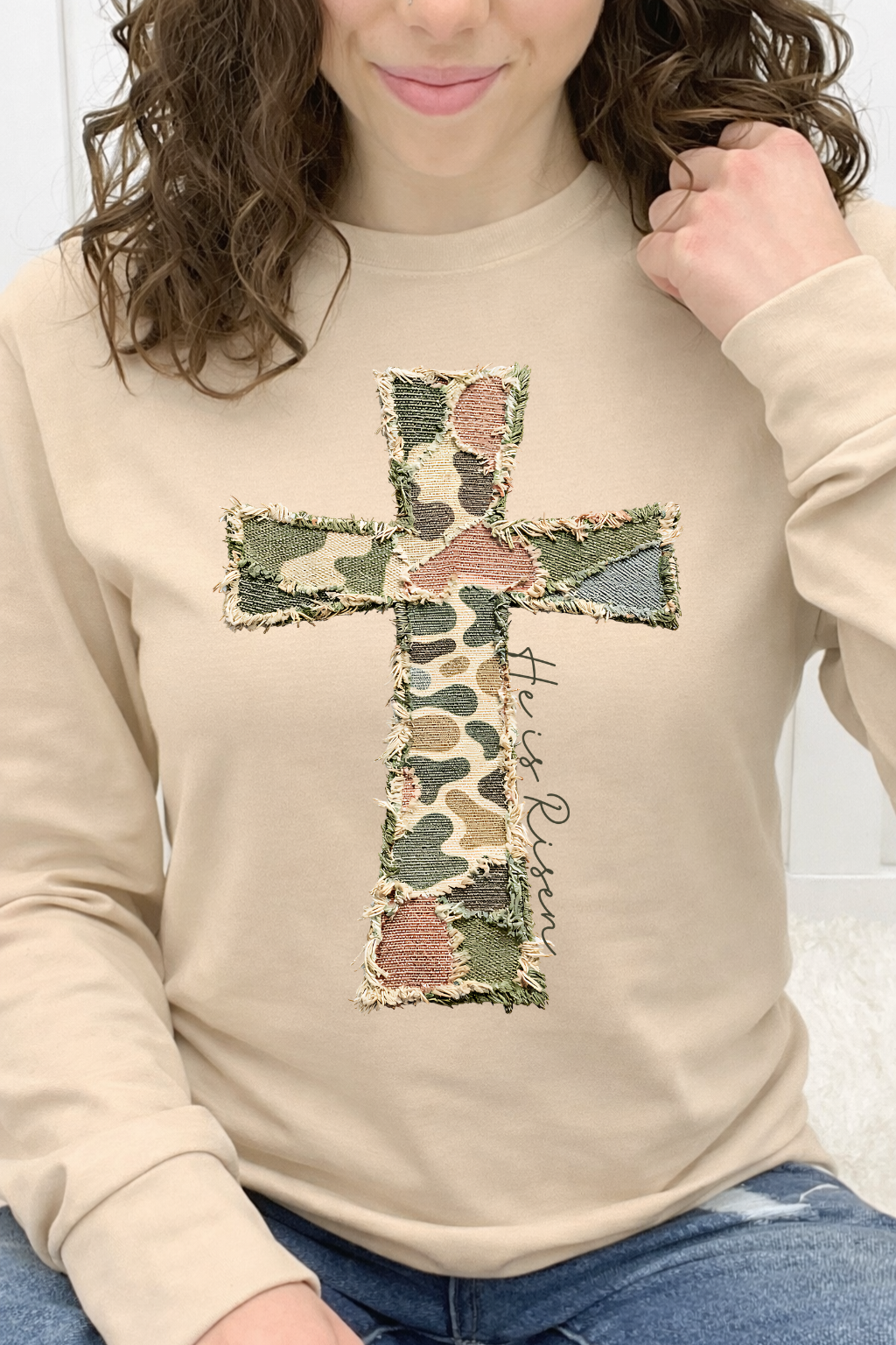 He Is Risen Camo Cross Graphic Collection
