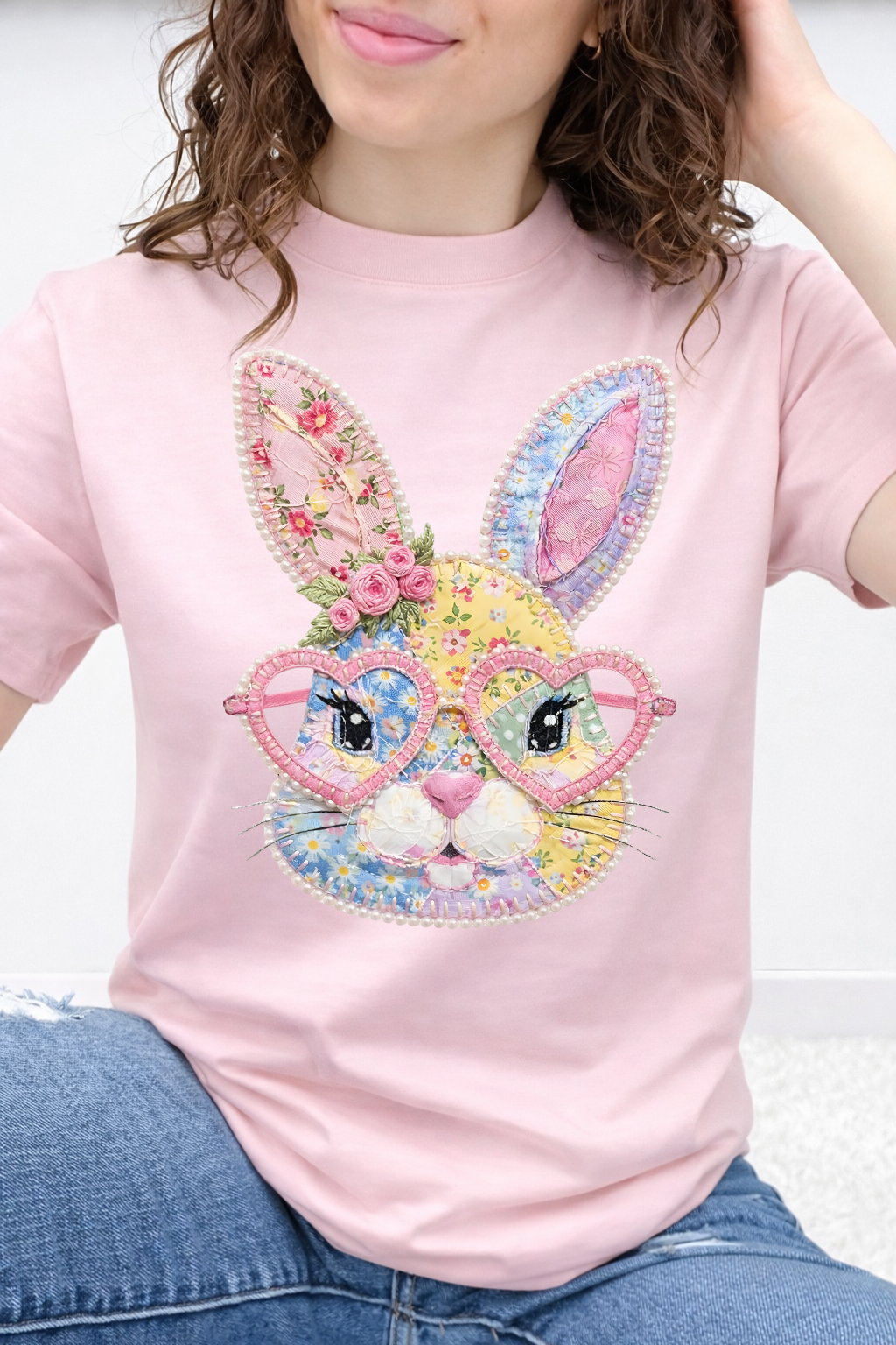 Heart Glasses Bunny Graphic Collection