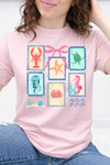Pink Tultex Tee