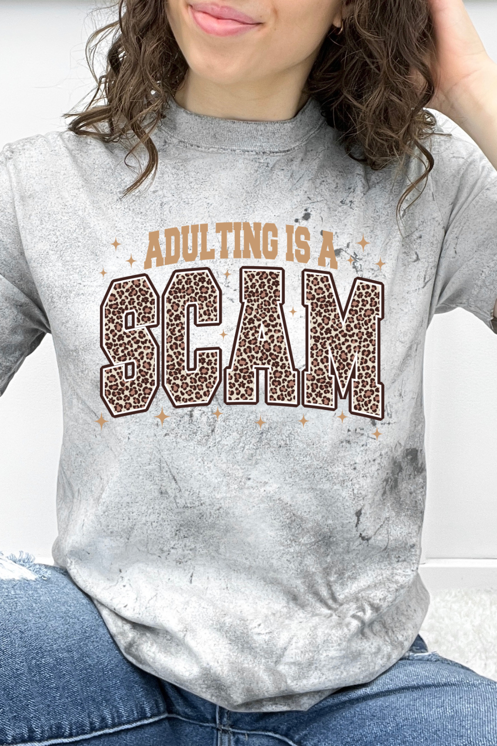 Leopard Adulting Is A Scam Graphic Collection