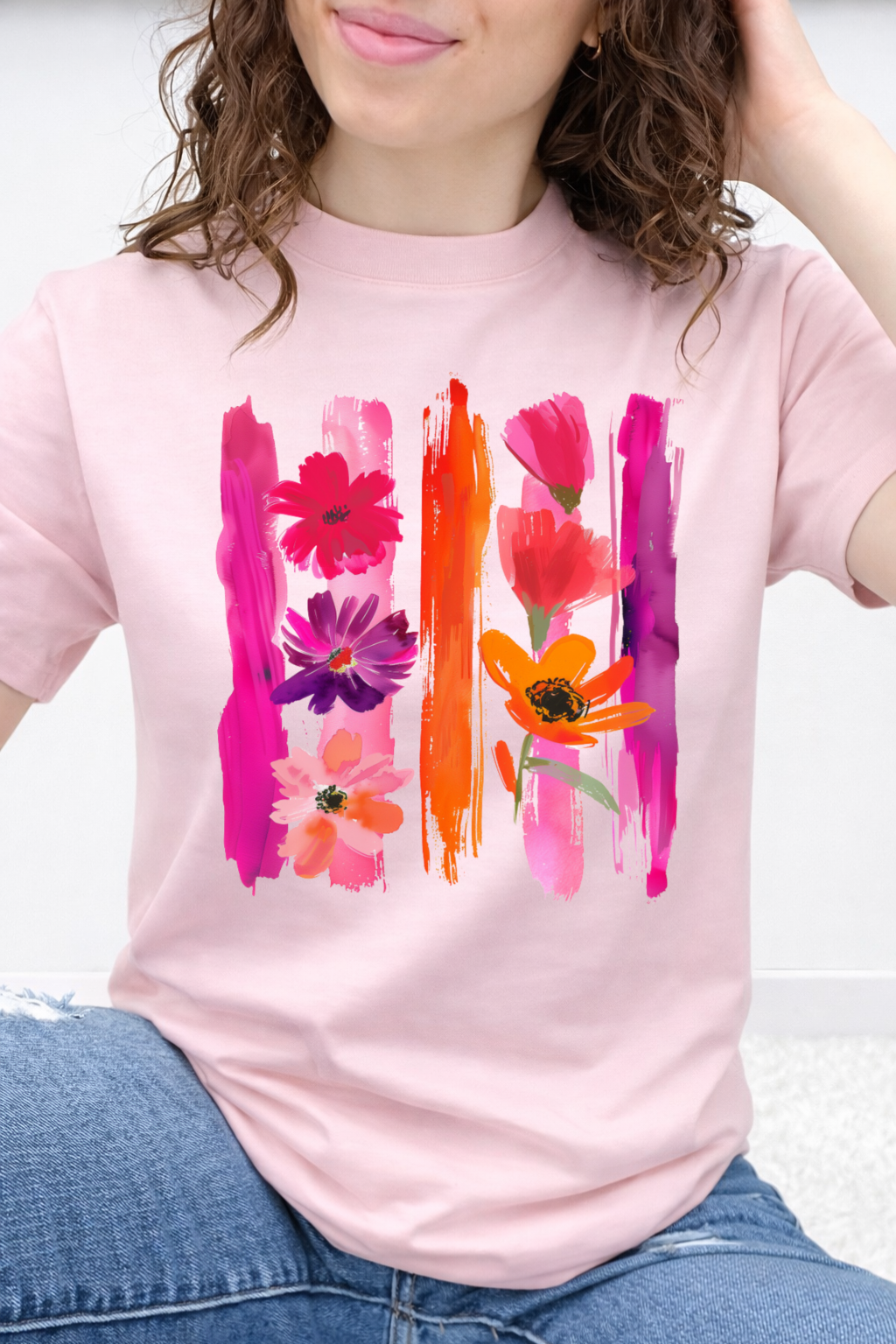 Vibrant Meadow Brushstroke Graphic Collection