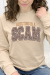 Sand Long Sleeve Tultex Tee