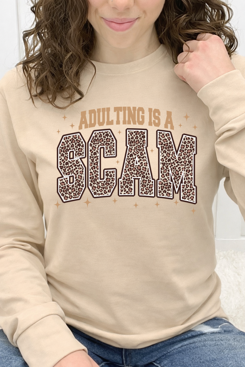 Leopard Adulting Is A Scam Graphic Collection