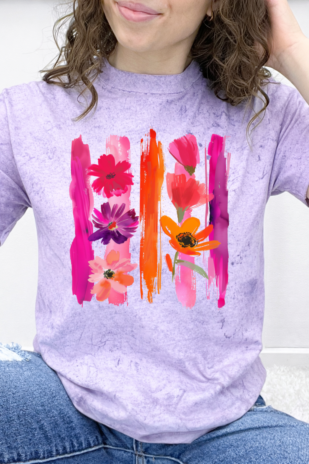 Vibrant Meadow Brushstroke Graphic Collection