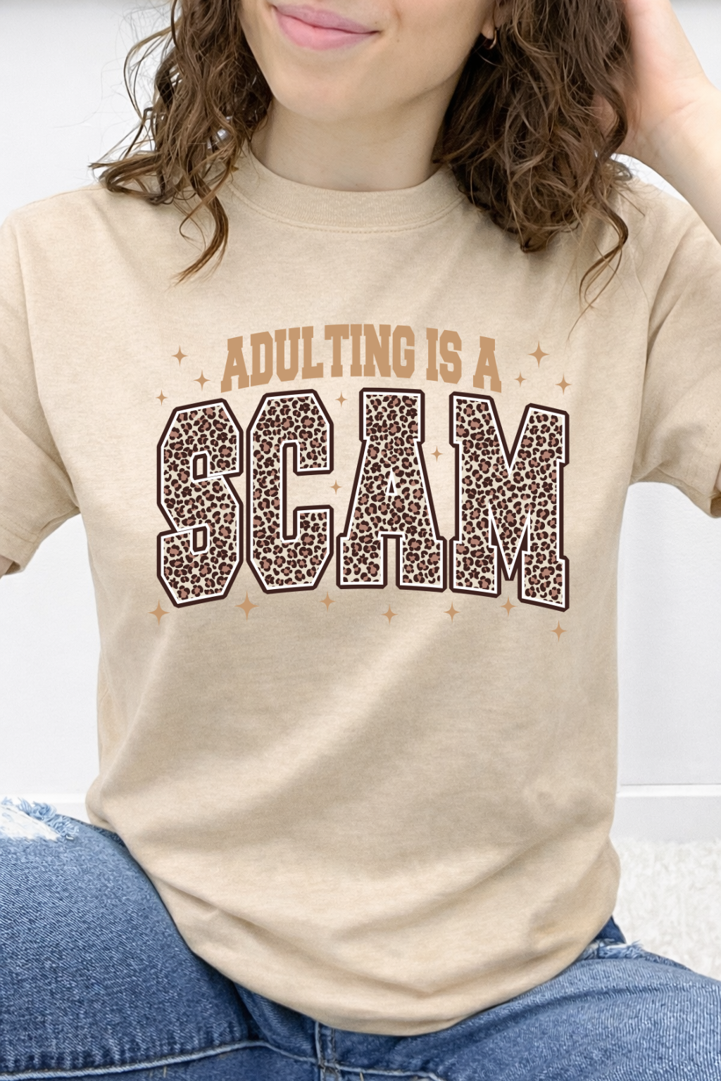 Leopard Adulting Is A Scam Graphic Collection