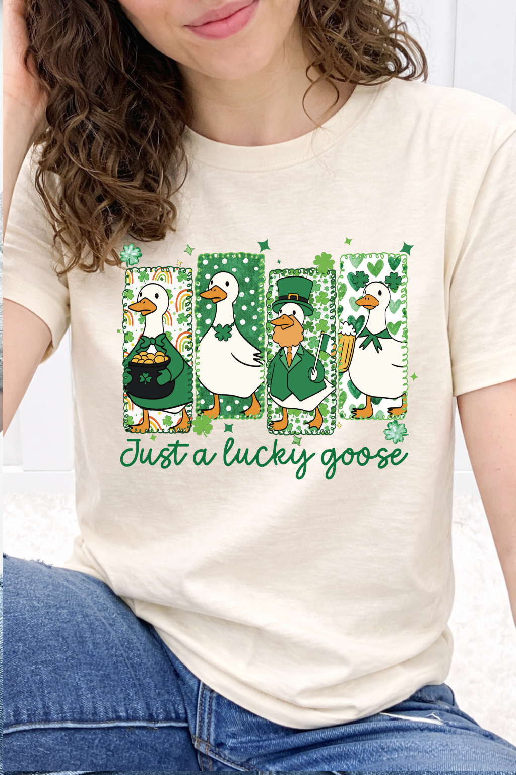 Saint Patrick's Day Lucky Goose Graphic Collection