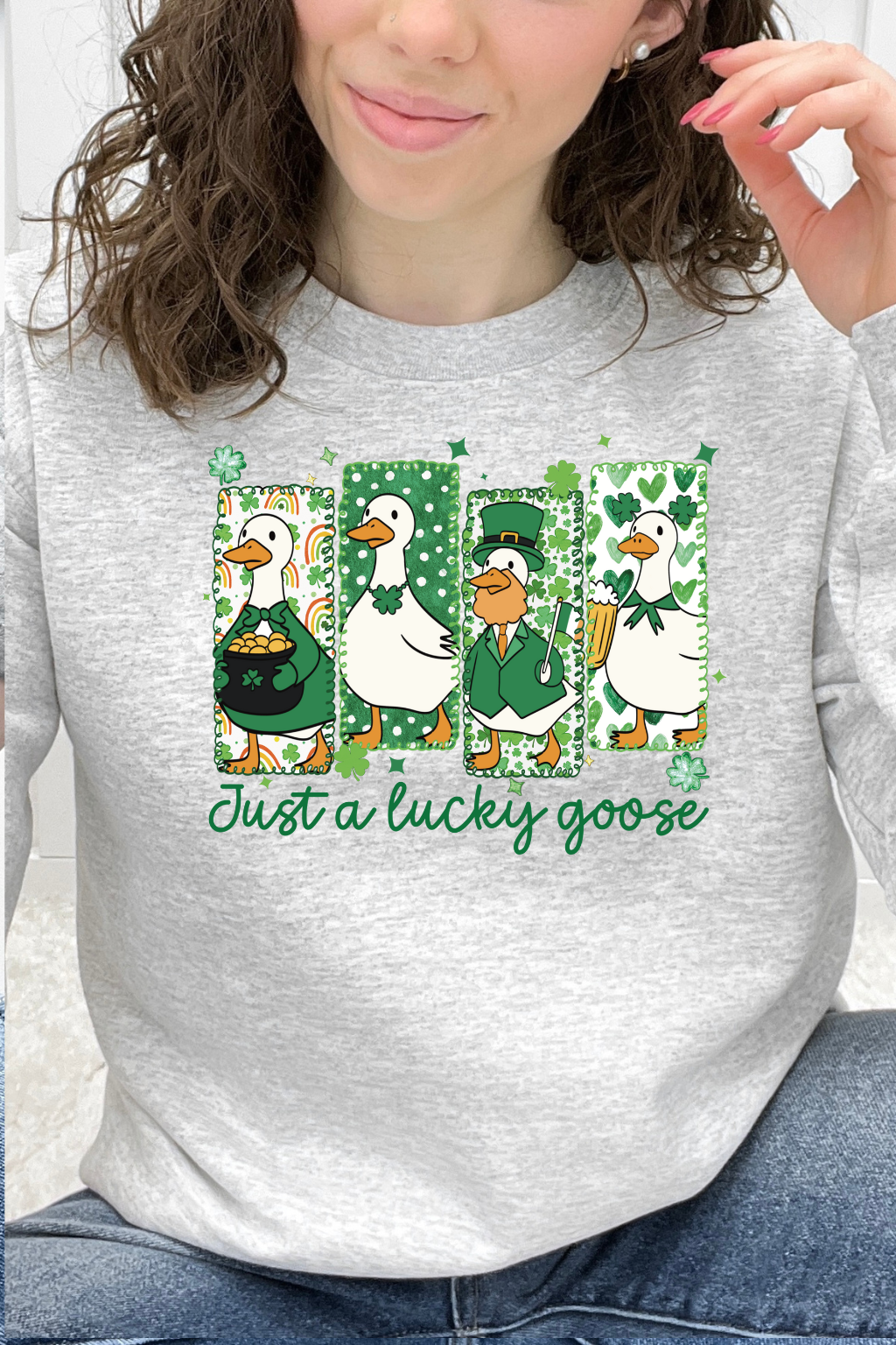 Saint Patrick's Day Lucky Goose Graphic Collection