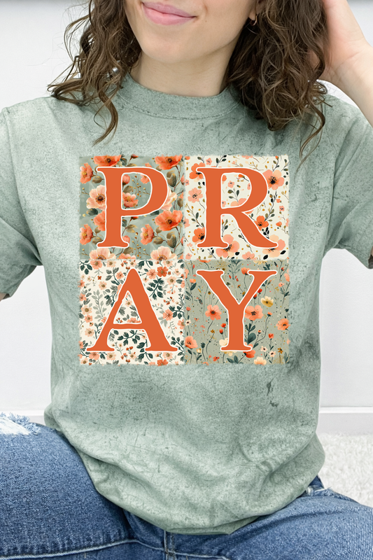 PRAY Block Letter Graphic Collection