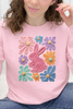 Easter Bunny Faux Yarn Floral Graphic Collection